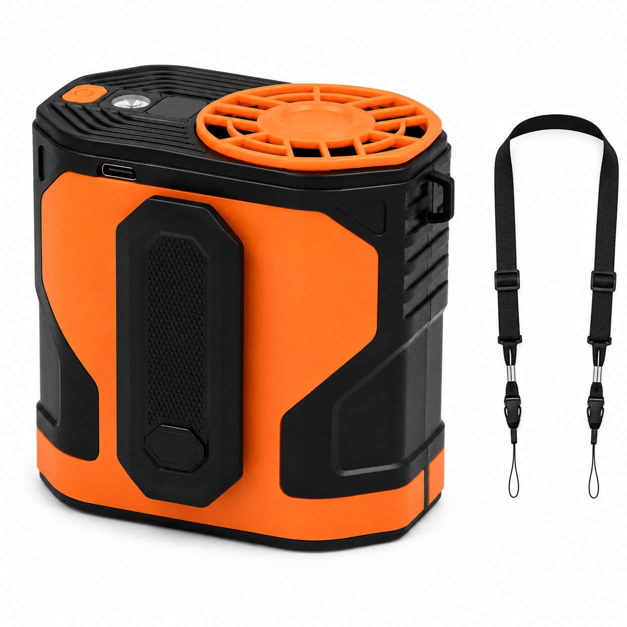 Sentryse Portable Waist Fan Clip On Wearable Belt Fan Powerful Hands-Free Cooling Fan with 100 Speeds, for Outdoor Construction Site Camping