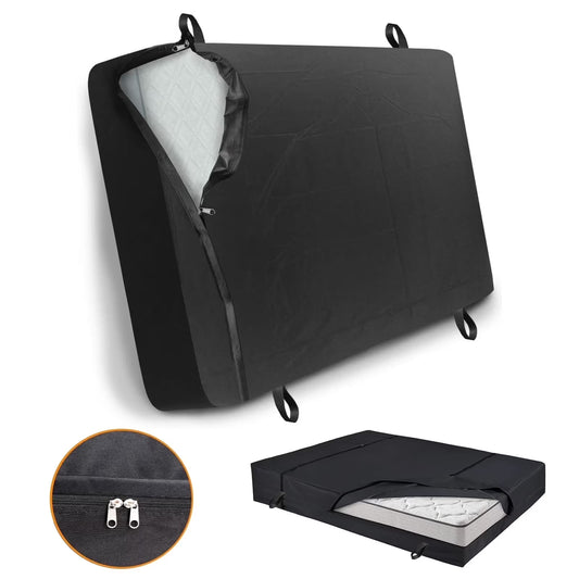 Sentryse Waterproof Mattress Bag for Moving & Storage, Heavy-Duty Queen Size Mattress Cover with Handles & Zippers