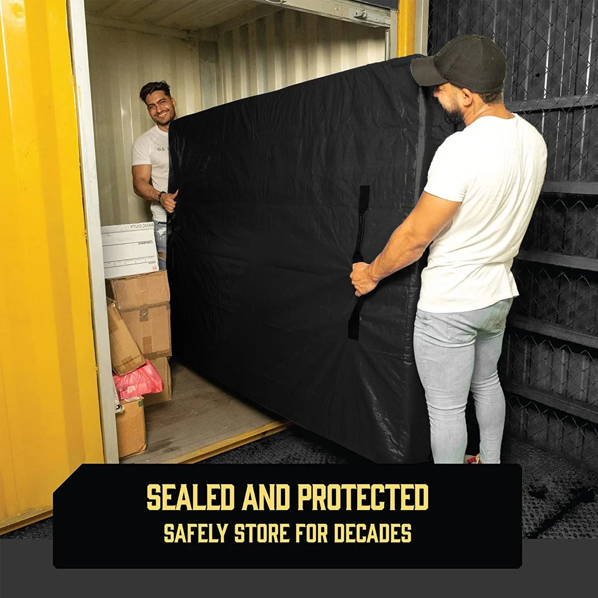 Sentryse Waterproof Mattress Bag for Moving & Storage, Heavy-Duty Queen Size Mattress Cover with Handles & Zippers