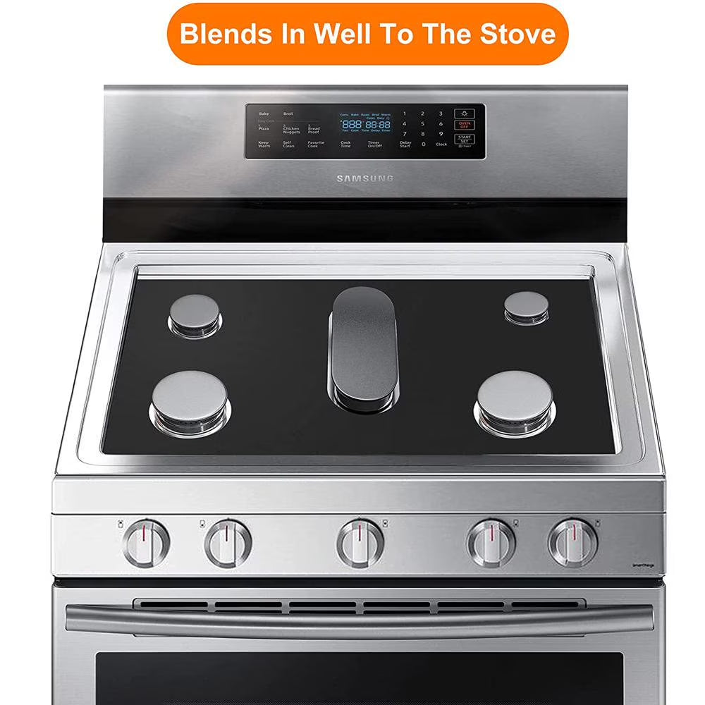 Stove Cover, Silicone Reusable Gas Range Protector, Stove Top Protectors for Samsung, Fast Clean Liners for Kitchen/Cooking, Reusable, Non-Stick, Safe and Non-toxic