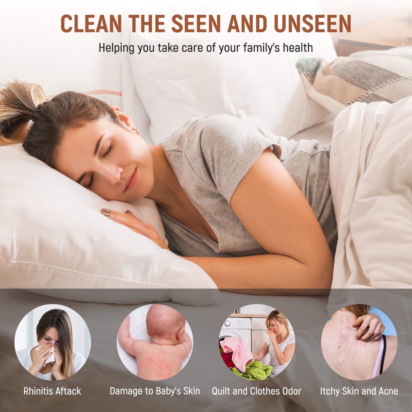 Sentryse 11Kpa Handheld Mattress Vacuum Cleaner, UV Light for Deep Cleaning Bed, Sofa, Couch, Pillow