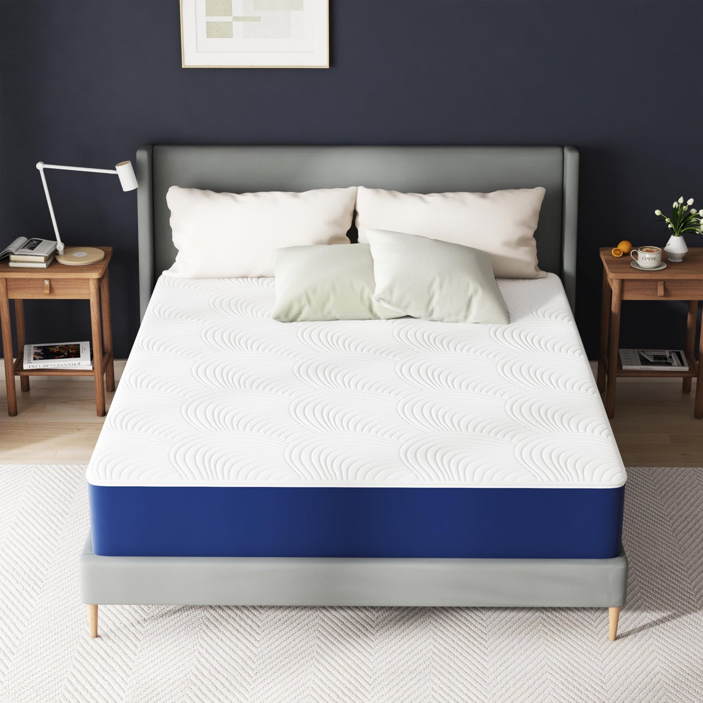 12 Inch Queen Mattress,Queen Size Mattress with Washable Zipper Cover